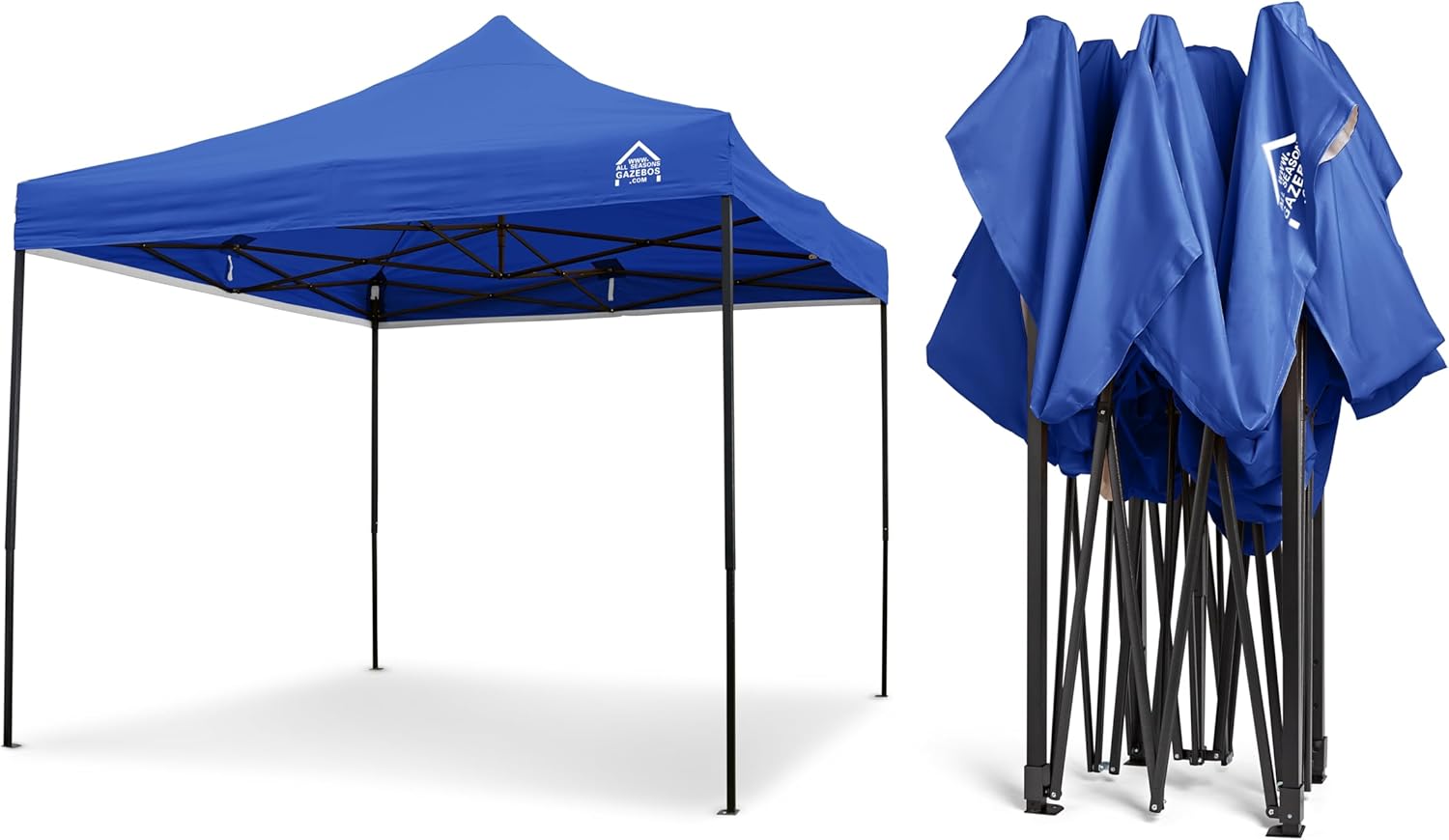 etezen - Tonnelle Pop-up - 3x3m - entièrement imperméable, Bleu Roi