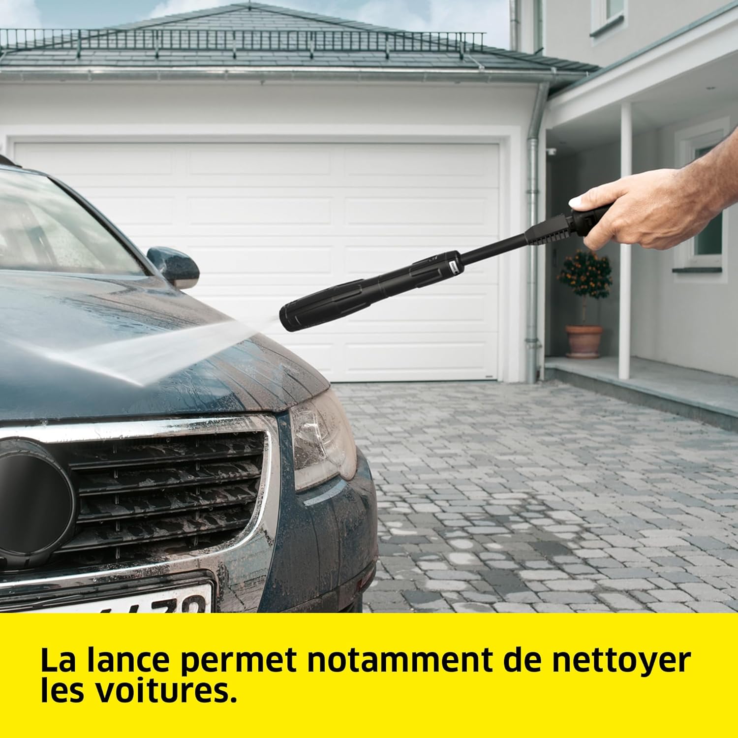 etezen - Nettoyeur Haute Pression K 5 Classic Car & Home - 145 bar, 500L/h, 40m²/h, Filtre à Eau, Poids 5.6kg, Pistolet