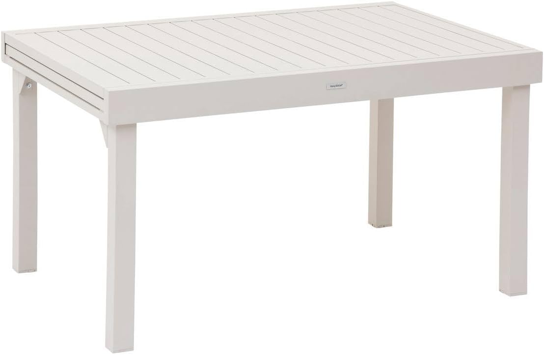 etezen - Piazza Extensible - 220/320x100cm - 10 places, aluminium epoxy