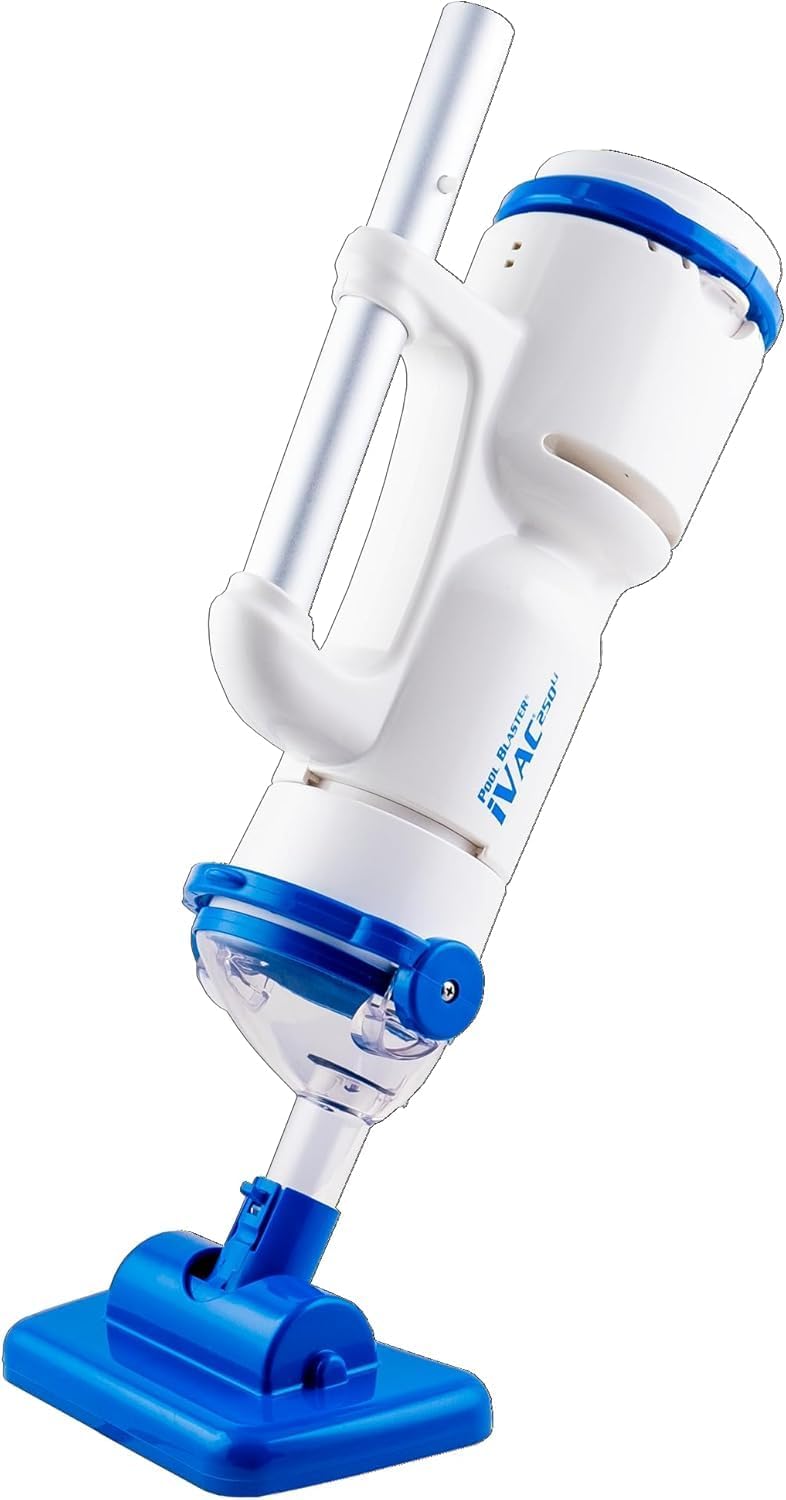 Water Tech etezen iVac 250 Li Aspirateur Piscine Électrique sans Fil, Batterie Lithium Rechargeable, Nettoyeur Puissant pour Piscine Hors Sol et Enterrée, Spa et Jacuzzi, Aspirateur Manuel