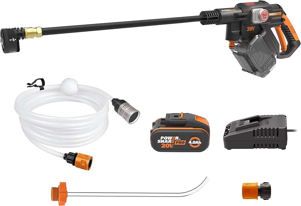 etezen - Hydroshot série 20V - sans fil, brushless, 4Ah, mobile WG633E