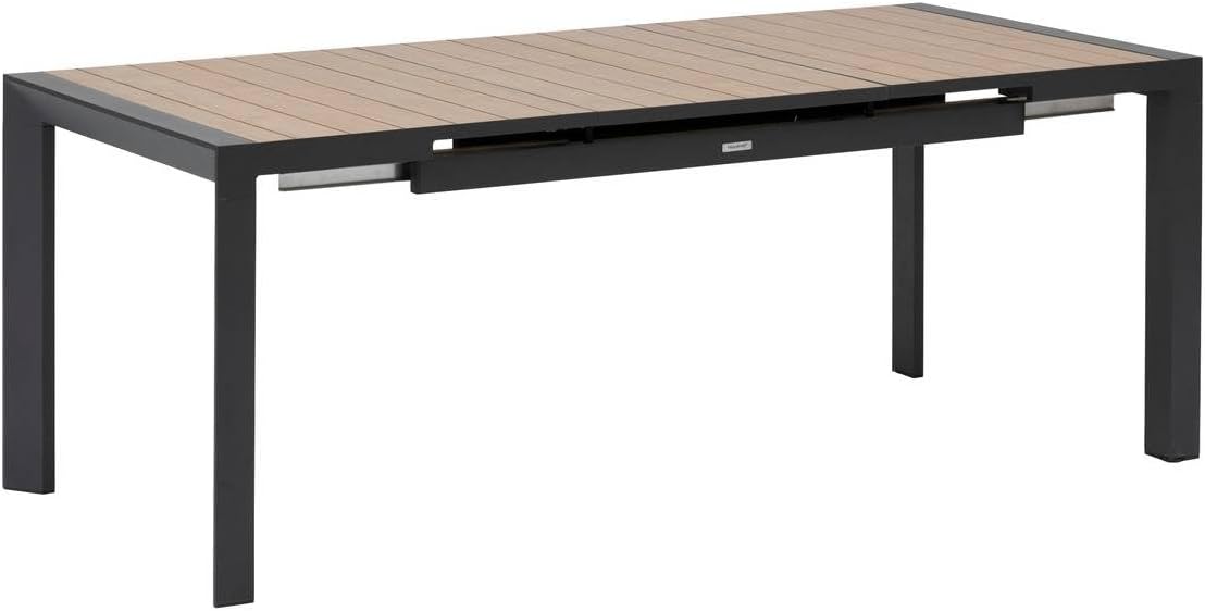 etezen - Evasion Extensible 8 places - aluminium antirouille - effet bois