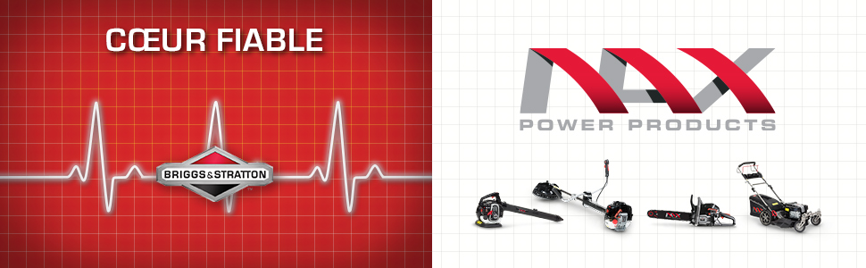 NAX POWER PRODUCTS 200C moteur 37 cm3 1,2 kW guide 14" 35 cm Briggs & Stratton produit sous 