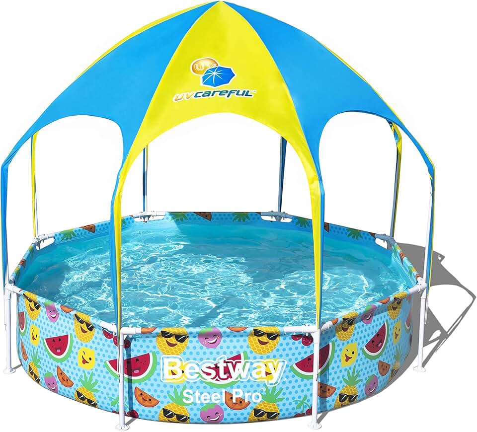 etezen Piscine tubulaire Bleu 244 x 244 x 51 cm 1680 L 56432