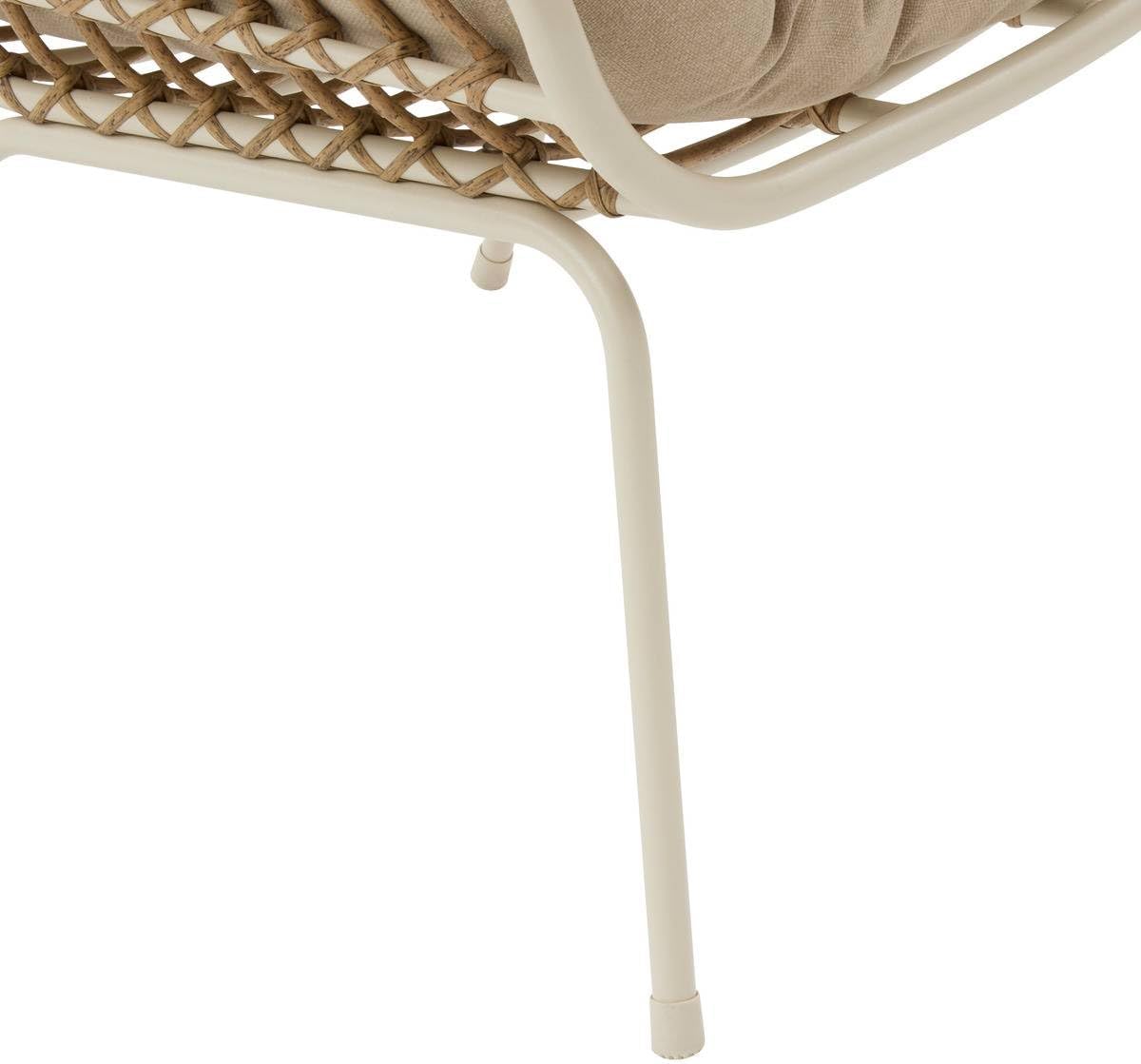etezen - Paopao Duo - Compact, résine tressée, coussins - Argile, acier anti-corrosion