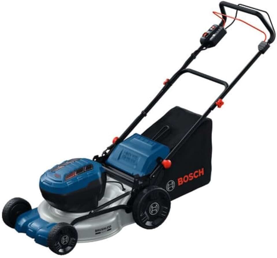 etezen Pro Tondeuse à gazon autotractée sans-fil GRA18V2-46SP (largeur de coupe: 46 cm, hauteur de coupe: 30-70 mm, sac de ramassage en tissu 60 l, accessoire de mulching, sans batterie)