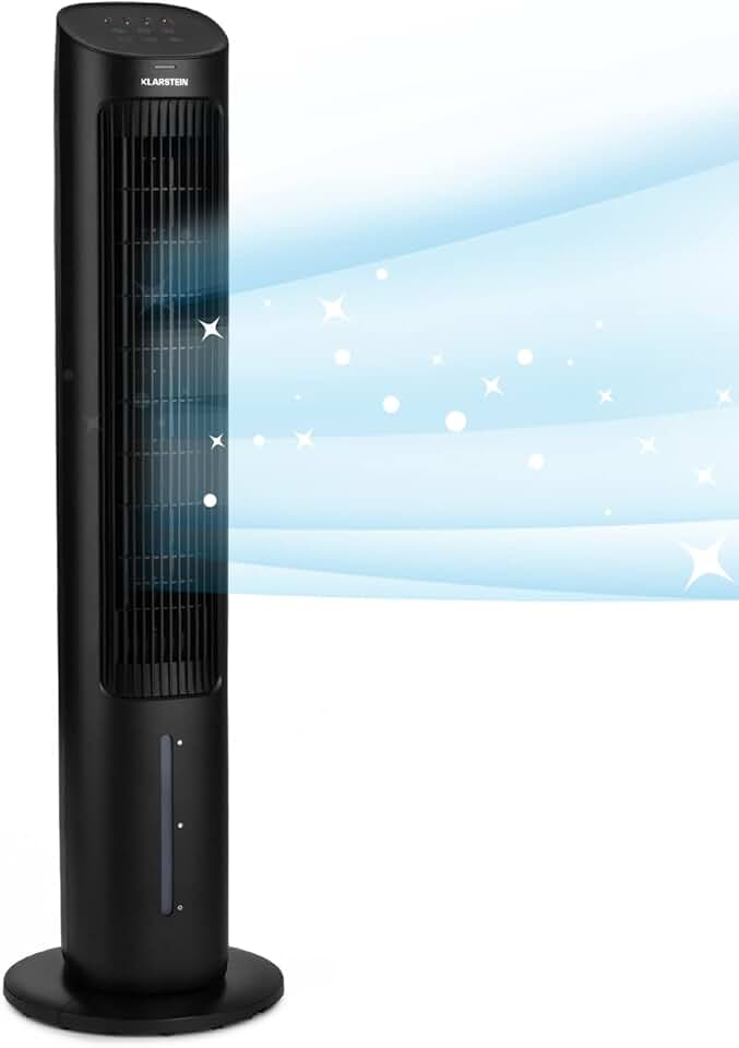 etezen - Rafraîchisseur d’air 5-en-1, 360m³/h, 50W, ioniseur, mode nuit