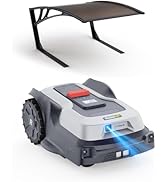 Robot tondeuse etezen T600 avec garage, Dratlosse RTK + KI - Tondeuse à gazon commandée - Robot avec obstacles