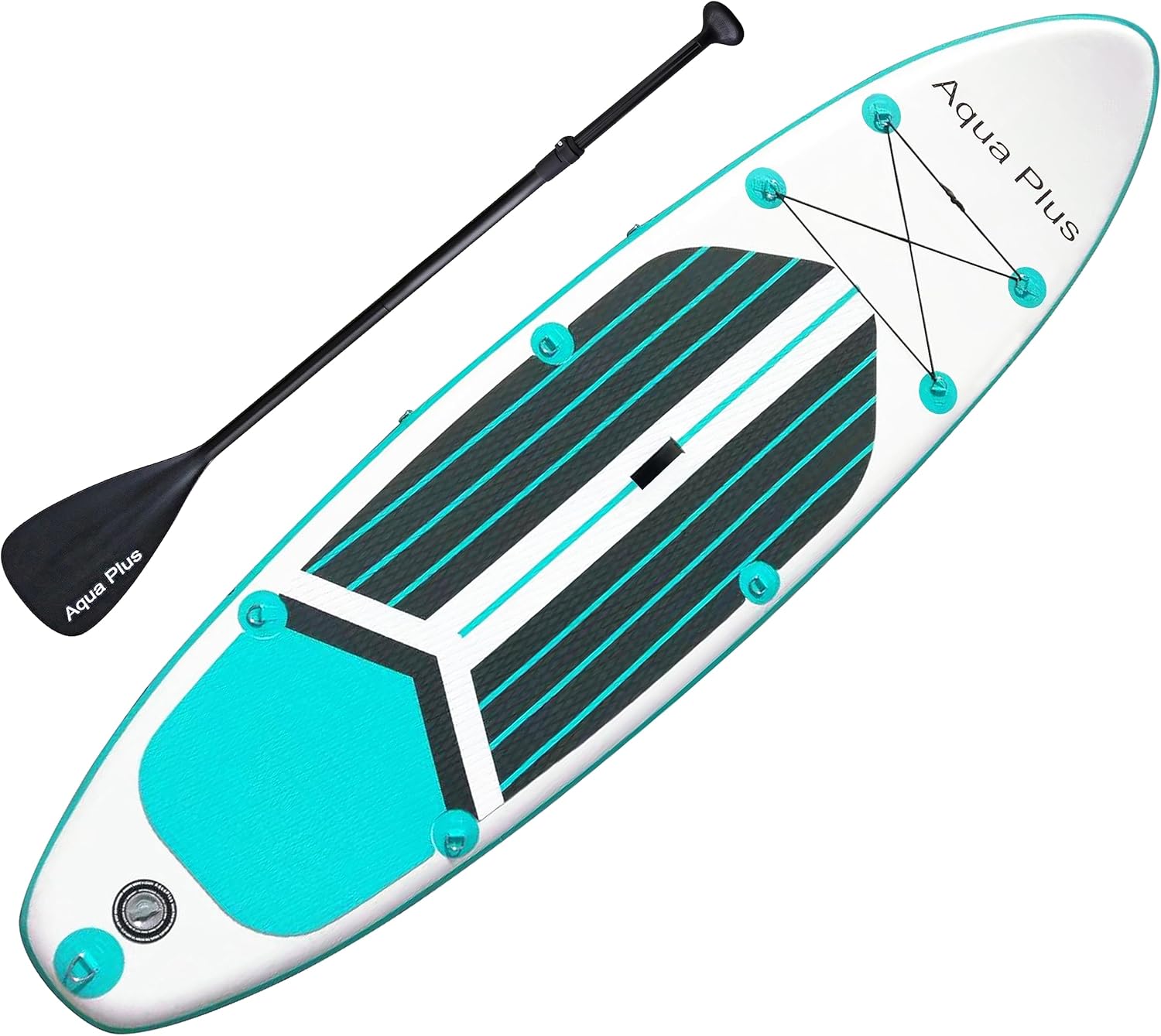 etezen - SUP gonflable - 15 cm épaisseur - pagaie, pompe, sac, laisse