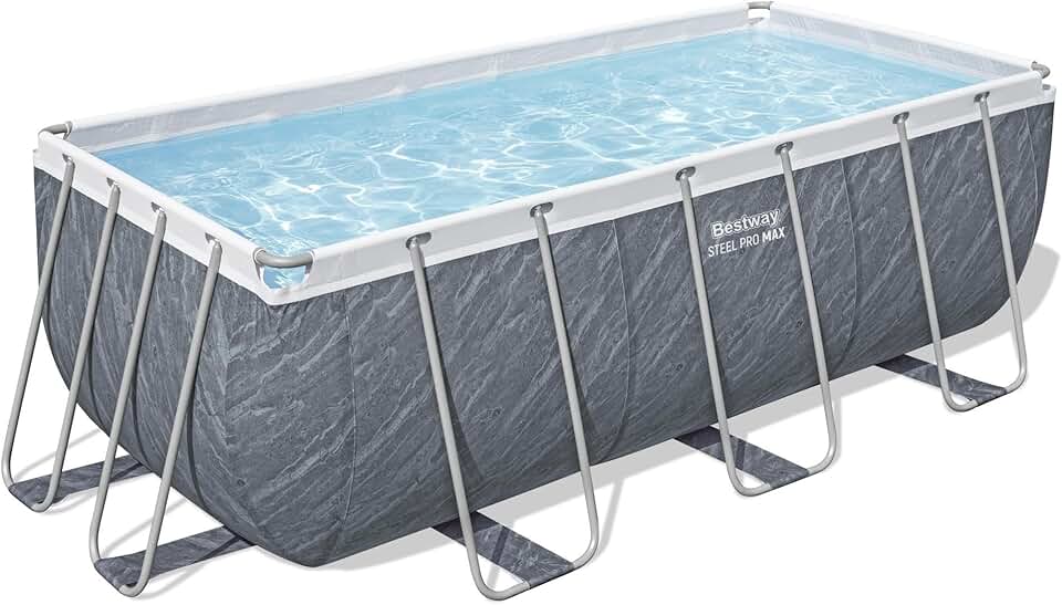 etezen - Steel Pro Max piscine hors sol - 412x201x122 cm - gris