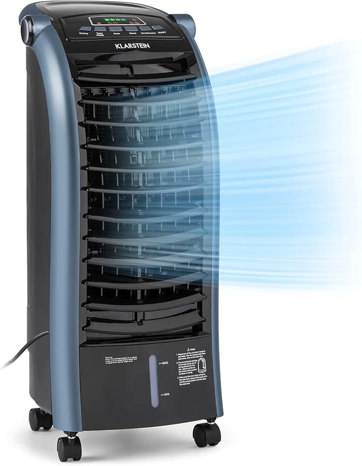 etezen - Rafraichisseur d'air 4 en 1 - 6L - clim, humidificateur, ventilateur, ioniseur, 65W, 444m³/h