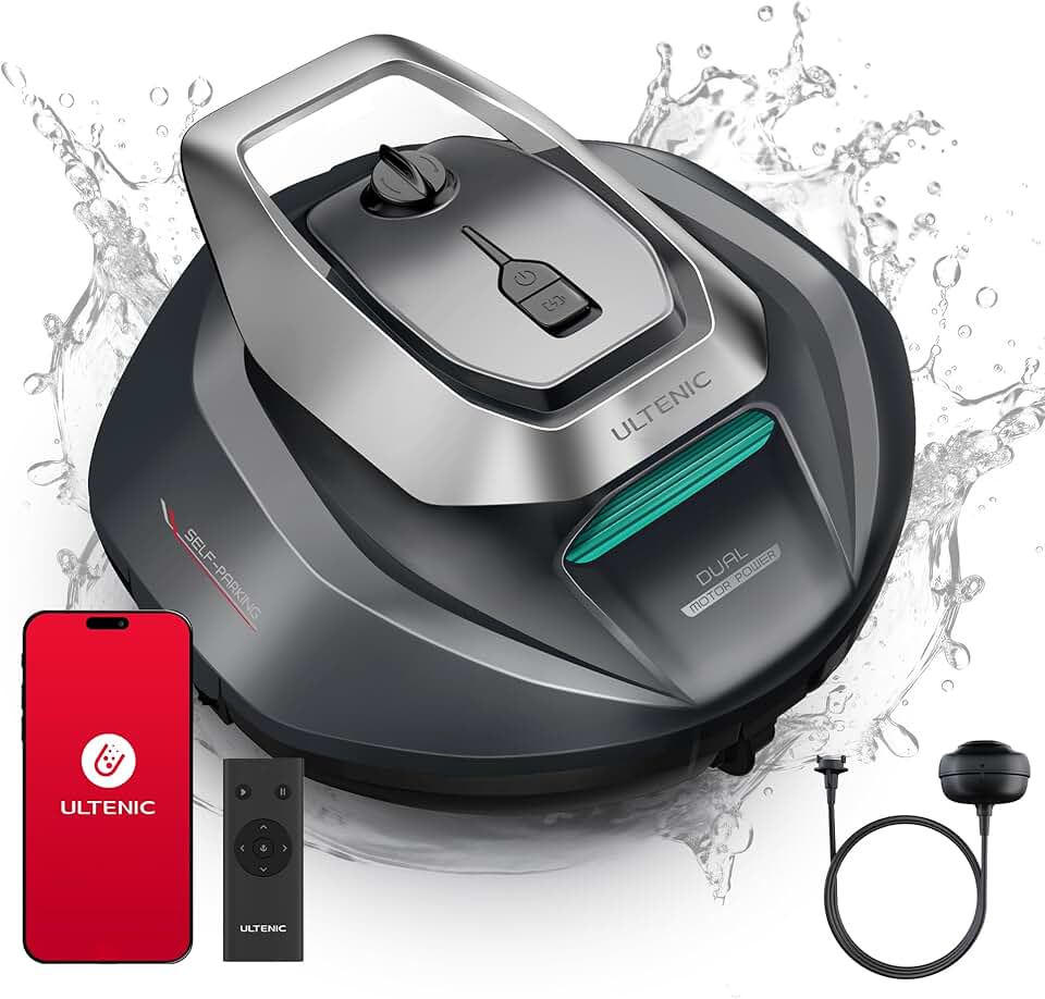 etezen - Pooleco 10s - 80㎡ - robot piscine sans fil, APP, 90min, haute aspiration