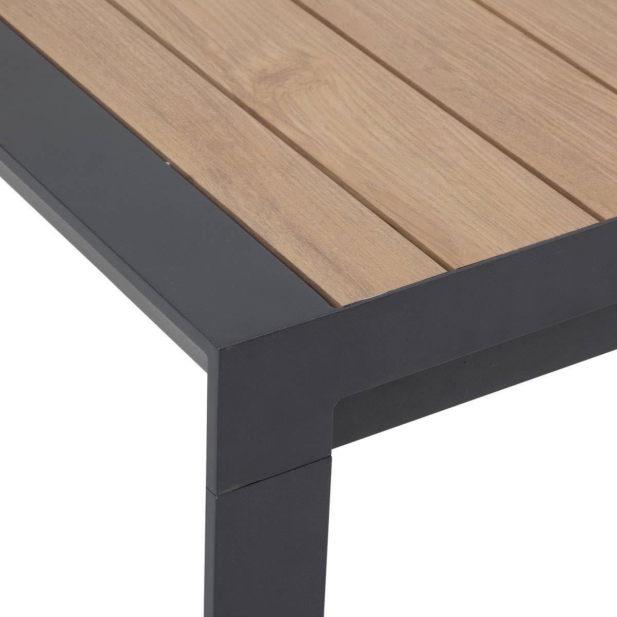 etezen - Evasion Extensible 8 places - aluminium antirouille - effet bois