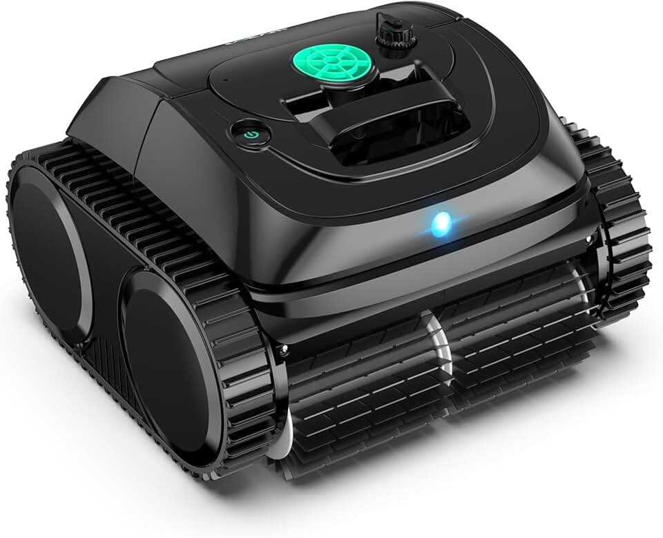 etezen - C1-Plus Robot Piscine Sans Fil - Nettoyage 4-en-1, Paroi & Ligne d'eau, 160min/160m², Navigation Intelligente, A