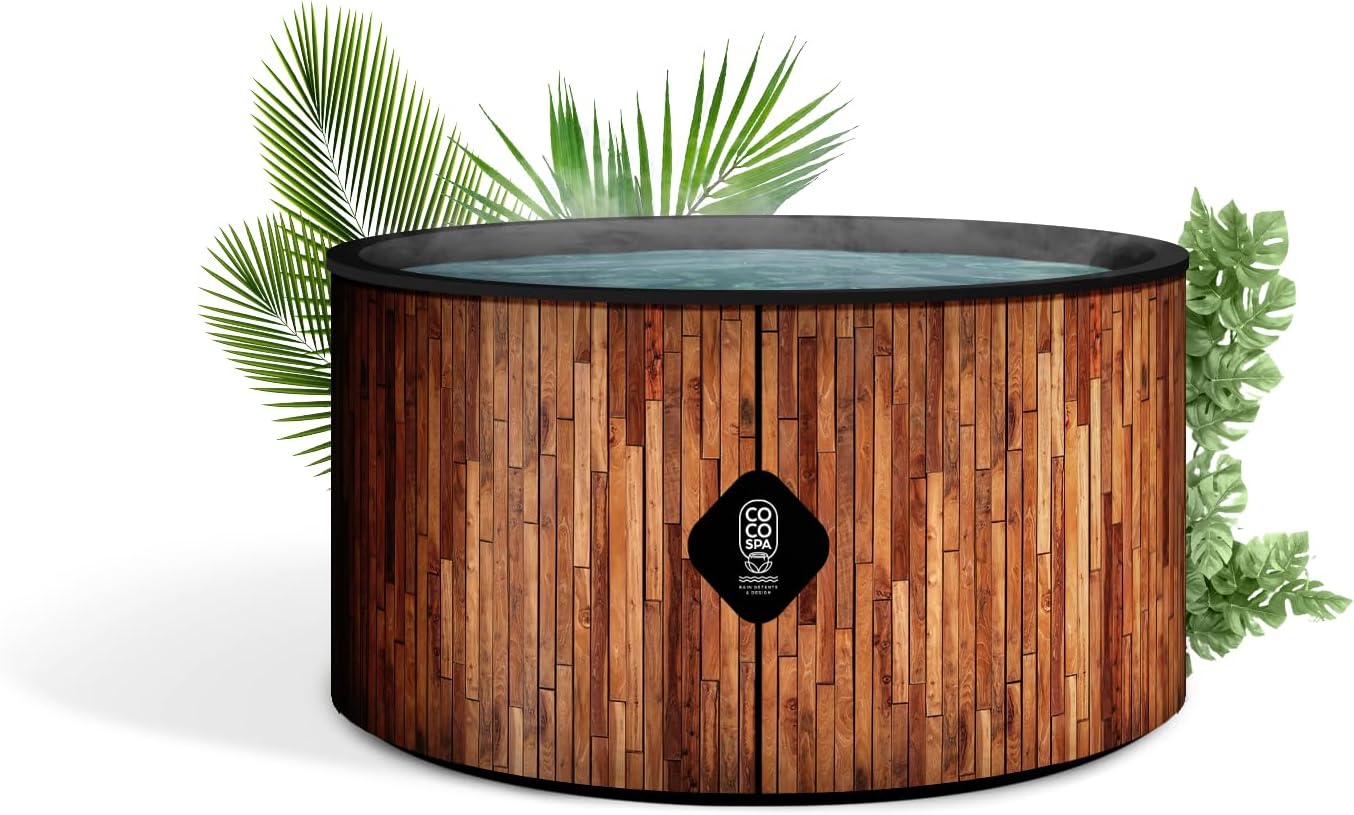 etezen Bali Spa Gonflable - 150 cm de diamètre - 800 litres - Moteur 2240 W - 2 à 4 Personnes - Massage 140 Jets