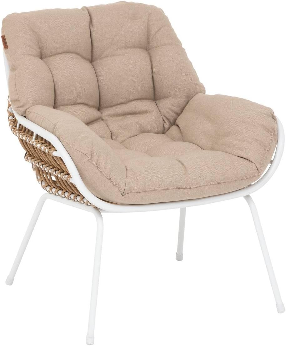 etezen - Paopao Duo - acier époxy blanc 2 places - compact et élégant