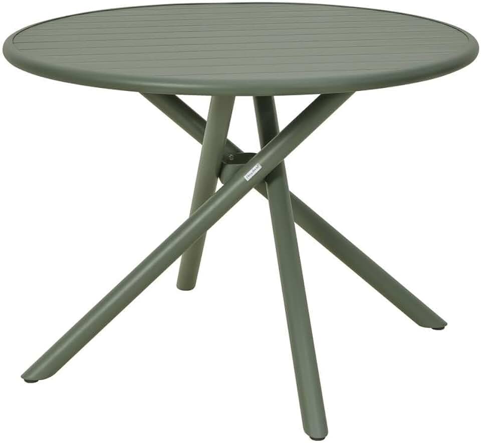 etezen - Nebullia Table Jardin 4 places 105cm Vert Laurier