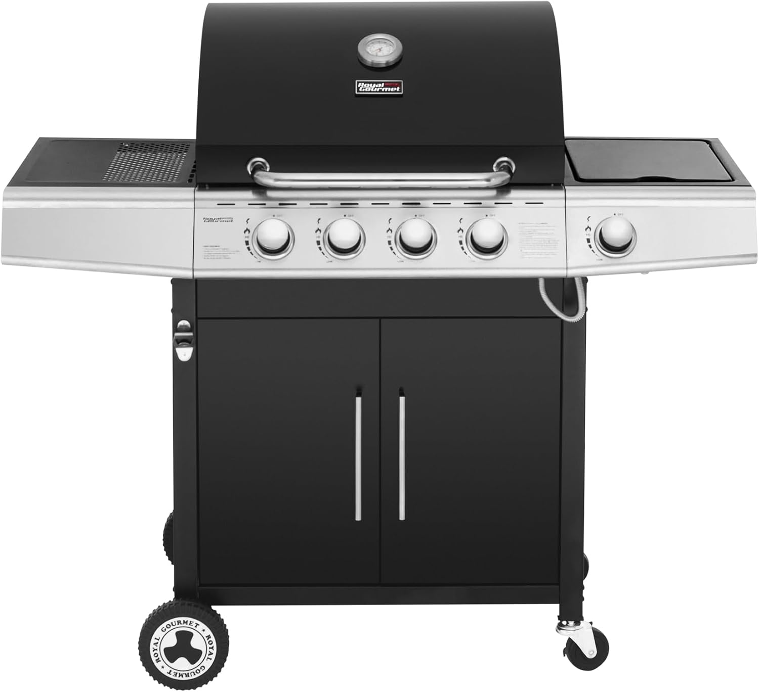 etezen – Barbecue Série 4+1 – 14,5kW, inox, tablettes, 2 portes