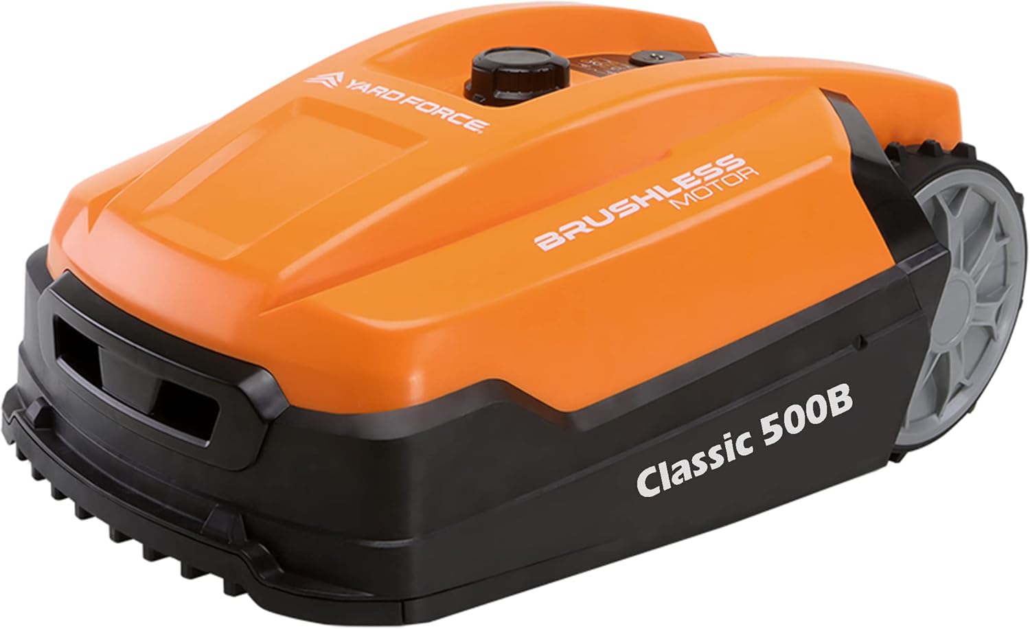 etezen - Robot tondeuse Classic - 500m² - Bluetooth, noir/orange