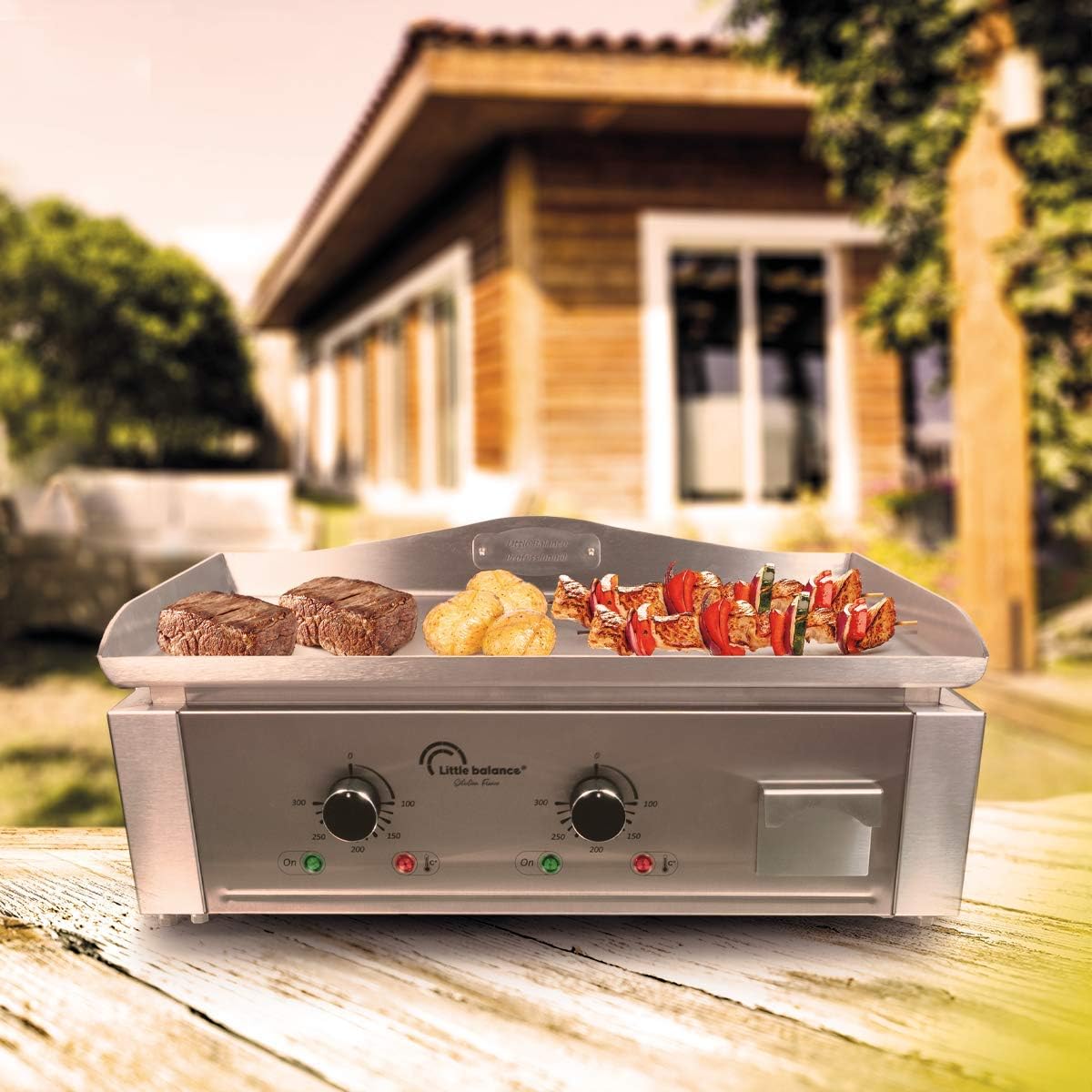 etezen - Aquitaine Pro série - inox - 2 zones, 3500W - 8476