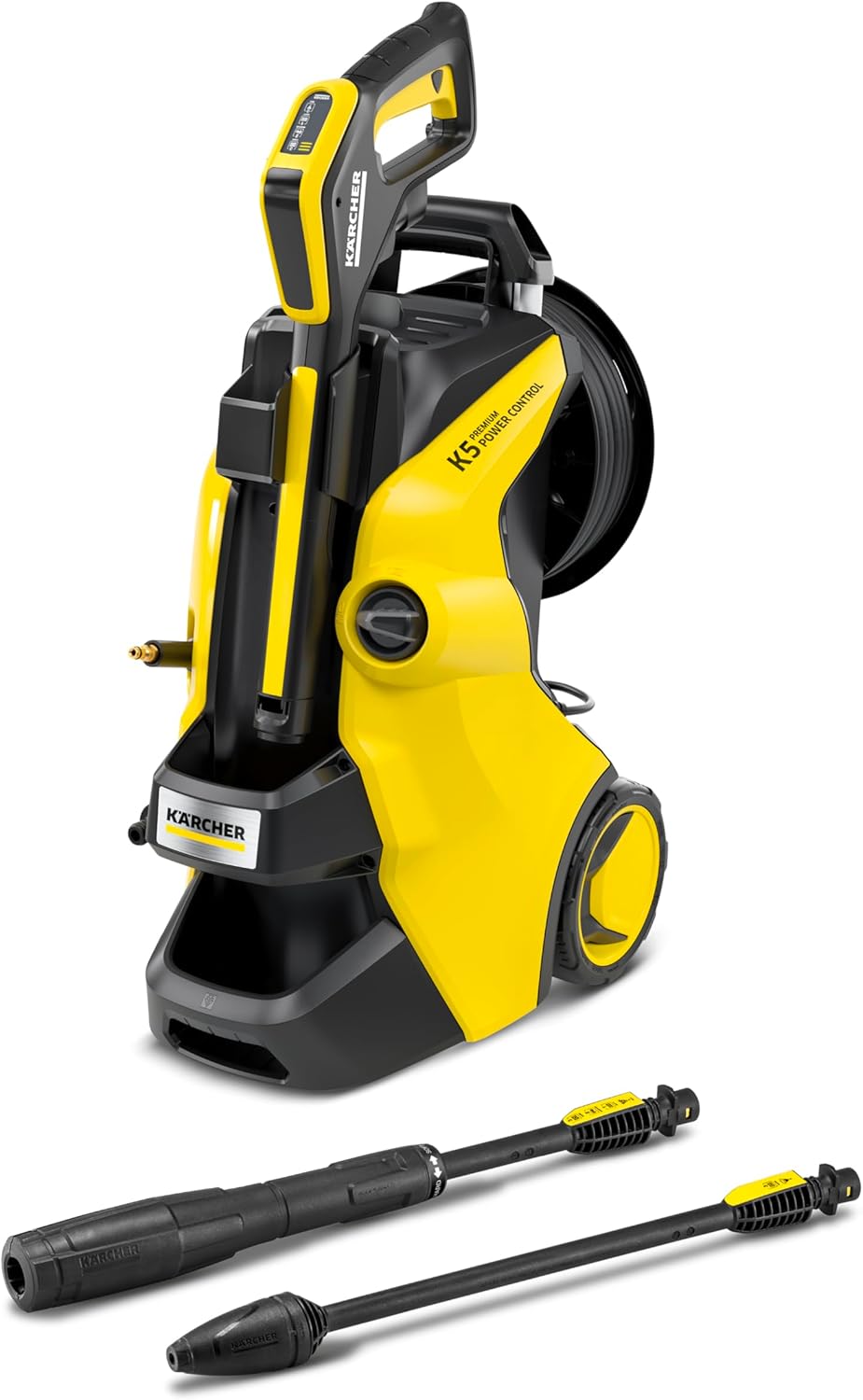 etezen Nettoyeur Haute Pression K 5 Premium Power Control, Pression : max. 145 bar, Débit : 500 l/h, Surface : 40 m²/h, Poids : 13,9 kg, Flexible et Pistolet Haute Pression, Rotabuse, Lance