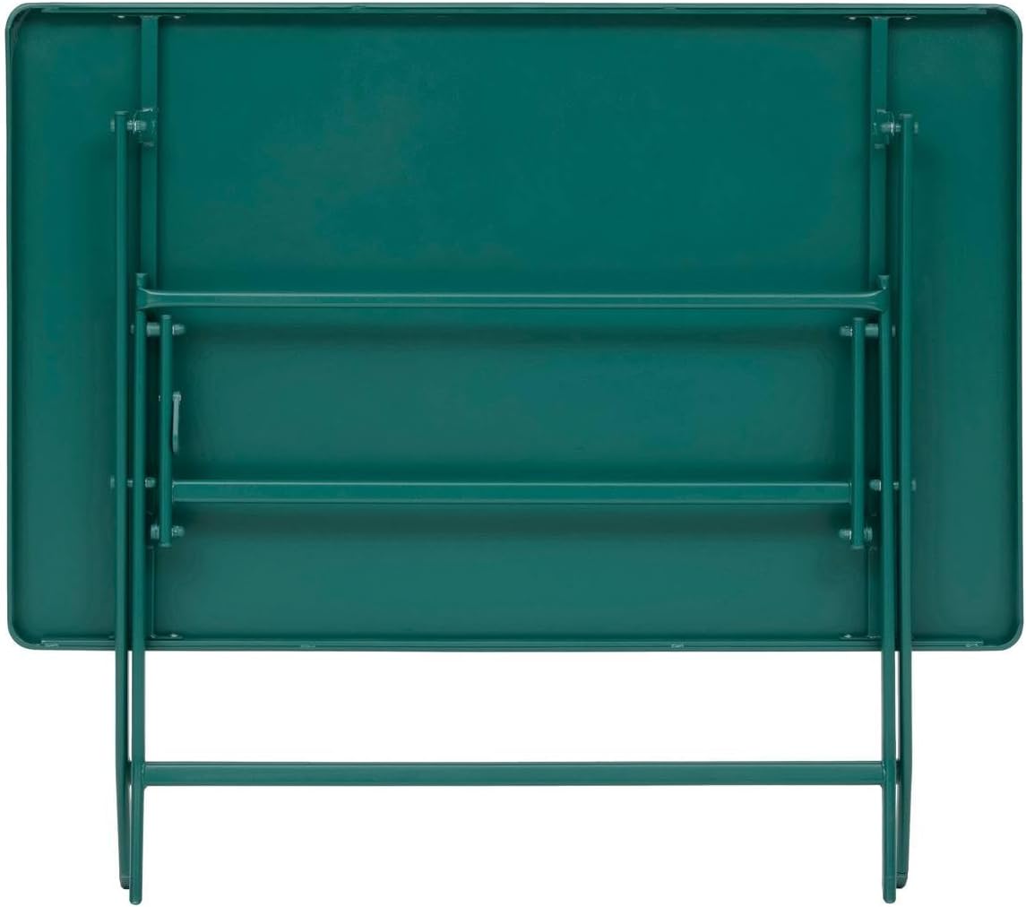 etezen - Greensboro Opale - rectangulaire pliante 4 places - acier antirouille renforcé