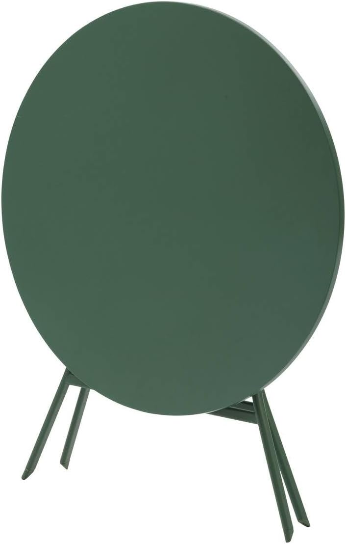 etezen - Greensboro - table pliante acier 4 places, vert olive