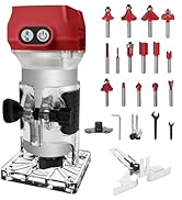 etezen Fraise de bord sans fil pour batteries Milwaukee M18 18 V, défonceuse sans balais portable