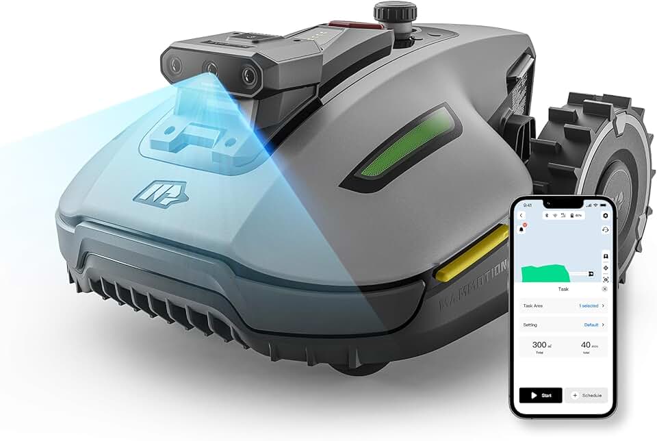 etezen - YUKA Mini - 700 m² - tondeuse robot AI vision triple caméra YUKA Mini