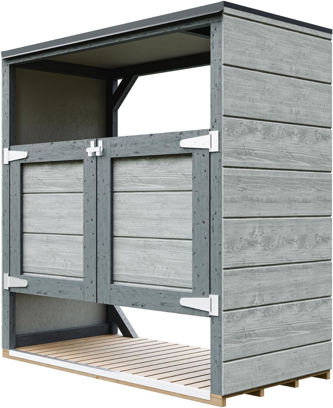 Abri de Jardin pour poubelles, Cache Poubelle extérieur 2x240L – Coffre de Rangement Exterieur, Armoire de Jardin, cabane de Jardin Exterieur – etezen M980A-TUNDRA Cavern
