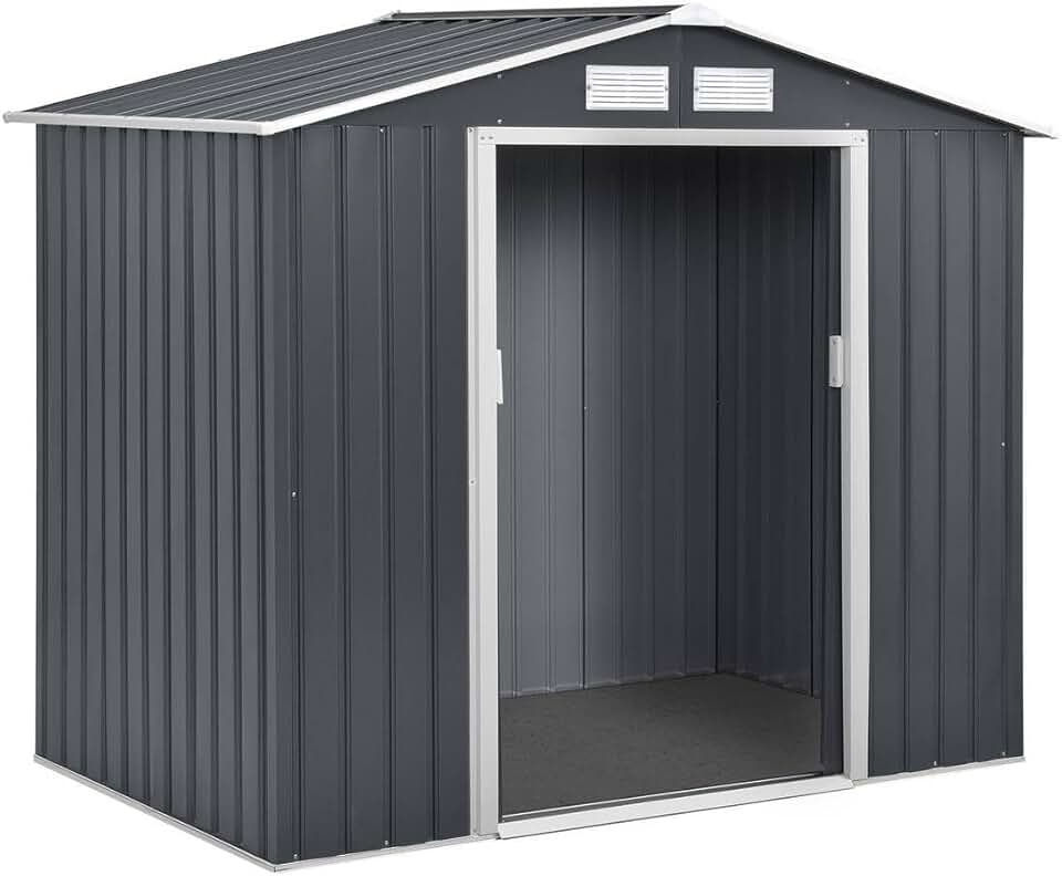 etezen - Abri de Métal Vegas - 2.7m² - gris - 1299_‎93414