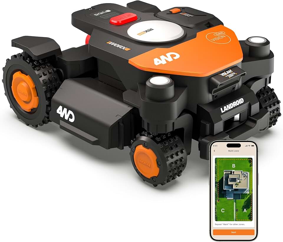 etezen - Vision Cloud 4WD - robot 600m² AI, VSLAM, RTK Cloud - WR340E