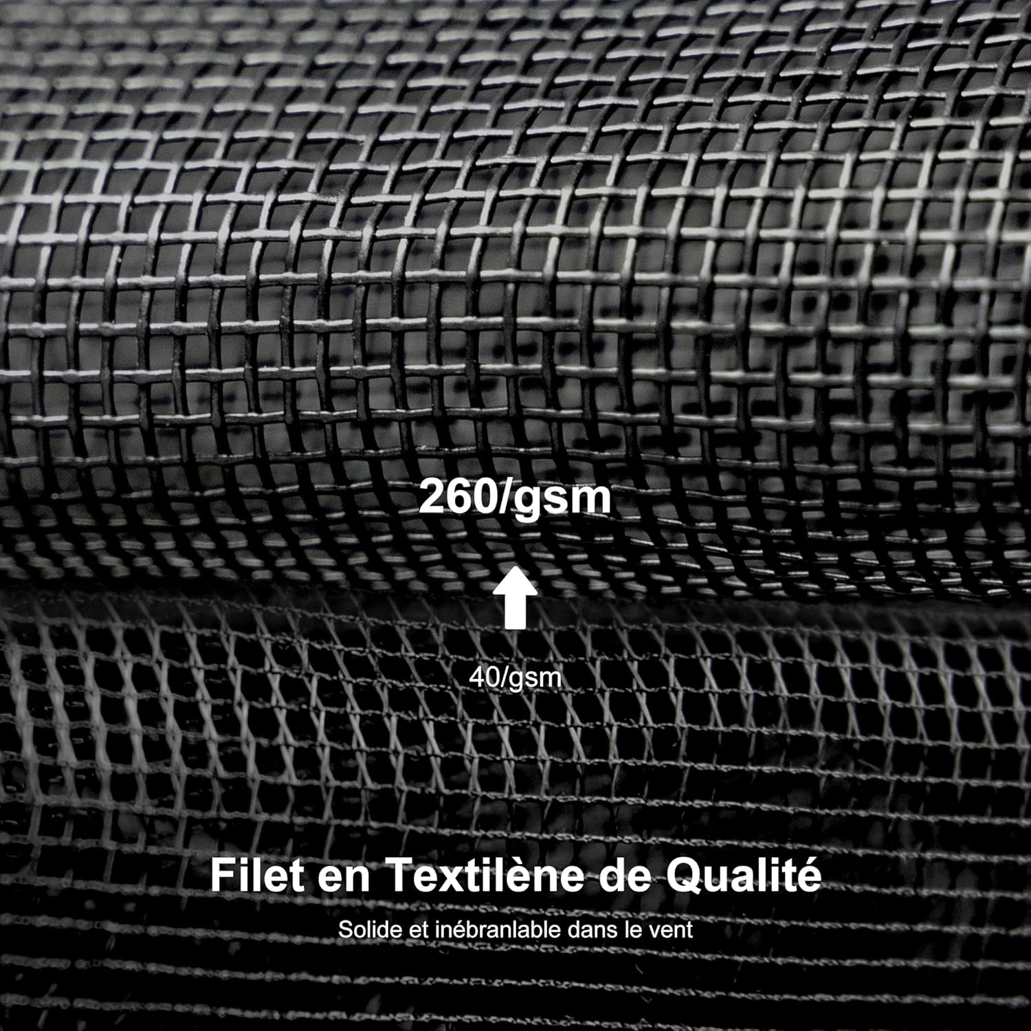 etezen - tonnelle jardin 6x4m - alu, éclairage, gouttière, rideaux