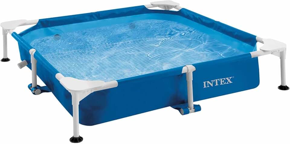 etezen - Animaux - piscine carrée tubulaire enfants - 1,59m - 48402NP