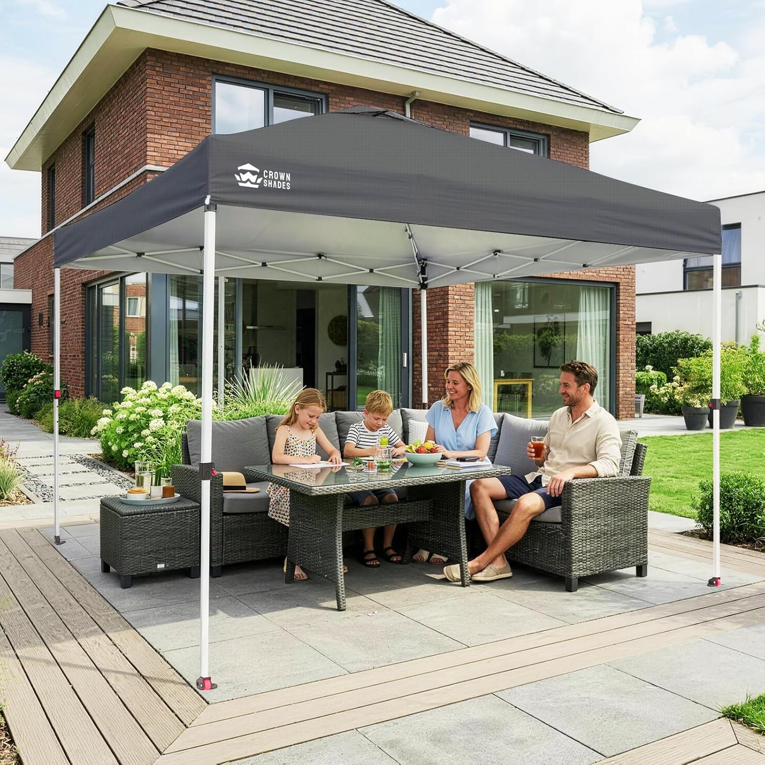 etezen - pop-up gazebo - 3x3m - imperméable, UPF 50+, sacs de sable