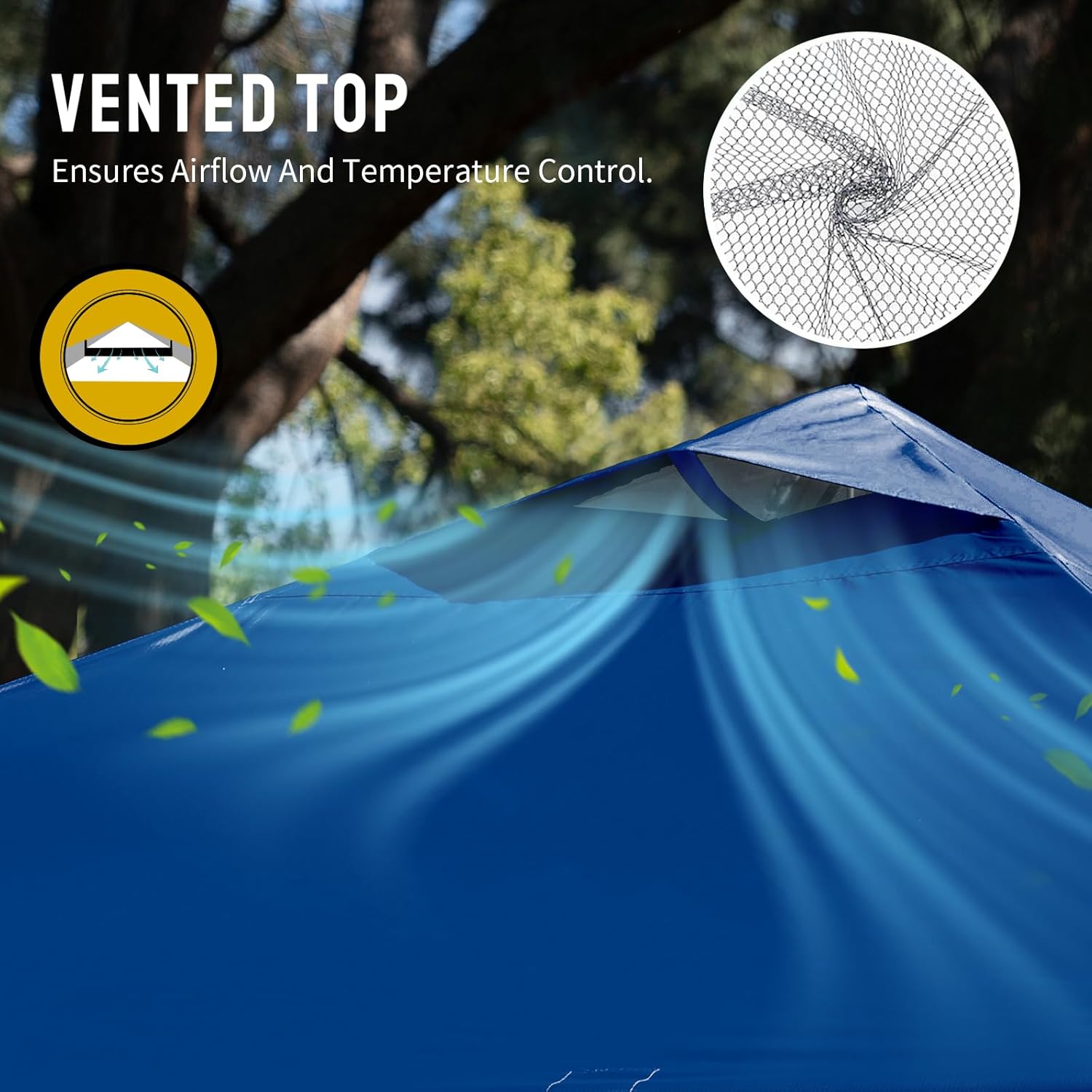 etezen - Tonnelle pliante 3x3m - imperméable, UPF 50+, sacs de sable
