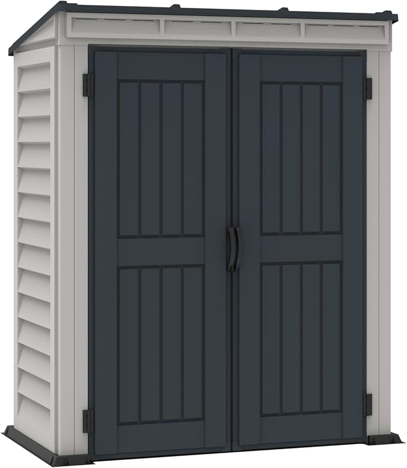 etezen - YardMate etezen Roof PLUS - 5x3 - abri de jardin plastique, plancher inclus, toit métal, ignifuge, sans entretie