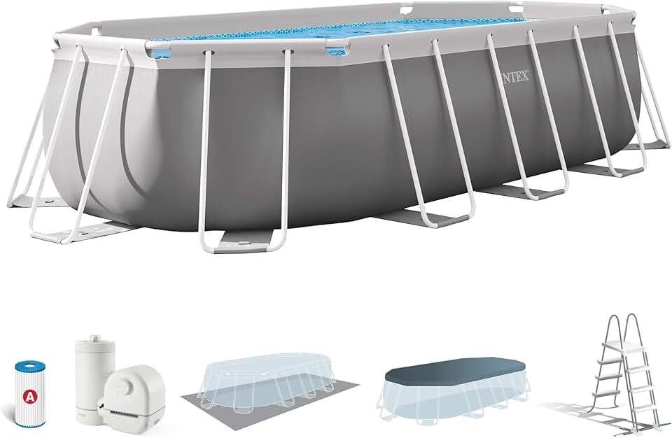etezen - Prism Frame ovale - 5,03x2,74x1,22m - kit piscine tubulaire