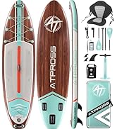 etezen Planche de paddle gonflable 350 x 89 x 15 cm, 200 kg Extra Wide Stand Up Paddle pour adultes avec