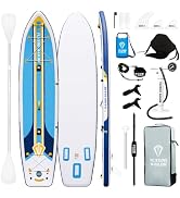 etezen Paddle Gonflable Adulte, Planche de Stand Up Paddle Gonflable, Sup Paddle Board Gon...