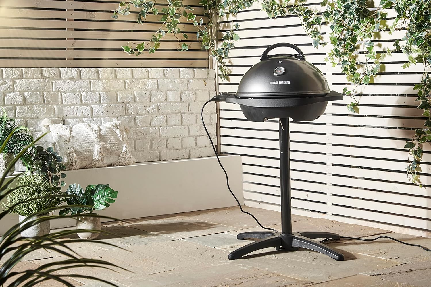 etezen - Barbecue 2 en 1 - 44,5cm - Électrique, grill avec bac à graisse, 2400W, 22460-56