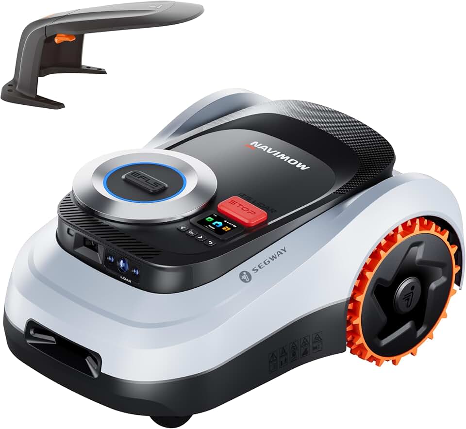 Segway - etezen i215 - dimensions garage inclus - tondeuse robot LiDAR, cartographie automatique, 4G, pentes 45% - i215