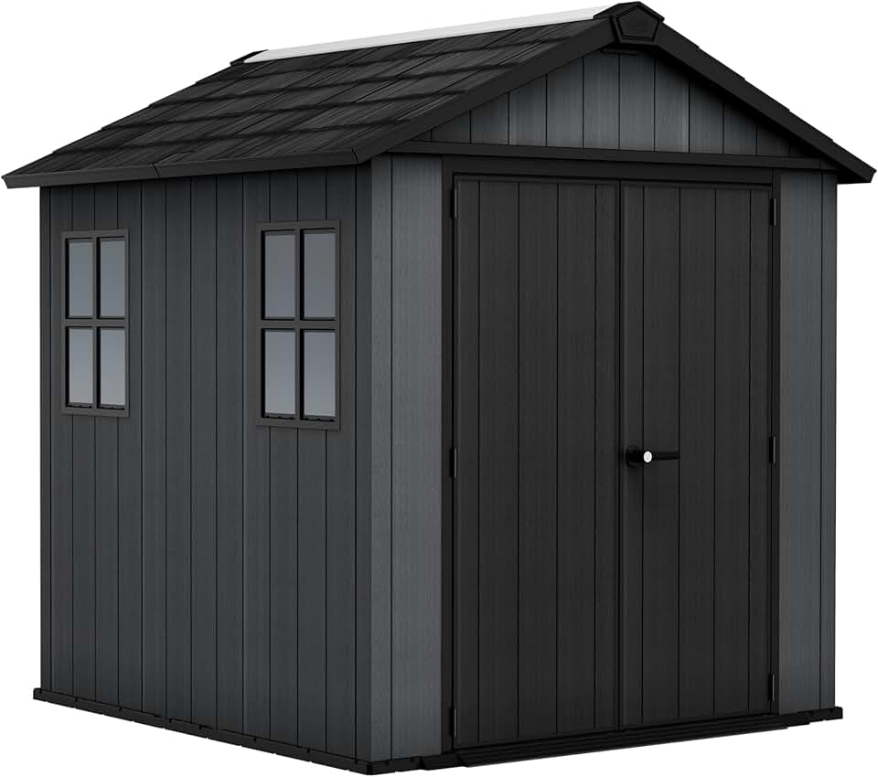 etezen - Newton série - 223,8x230x246 cm - abri de jardin gris - 757
