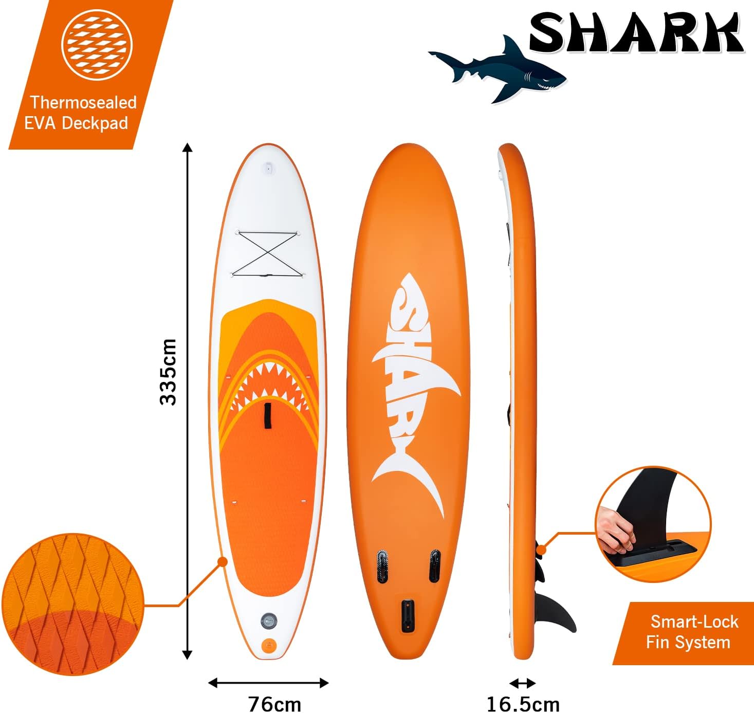 etezen - Paddle Gonflable Adulte - 320/335cm - 2 personnes, siège kayak, pagaie alu, support caméra, pompe, 150kg