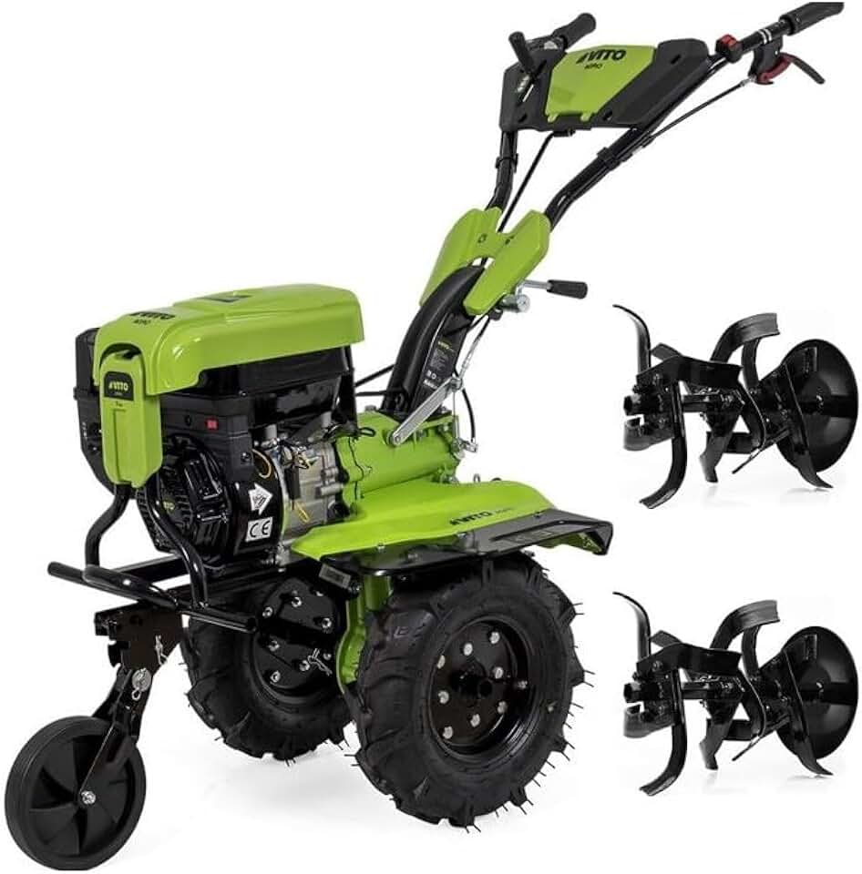 etezen - Motoculteur 7CV 4T 212 cm3 5200W fraises avec butteur