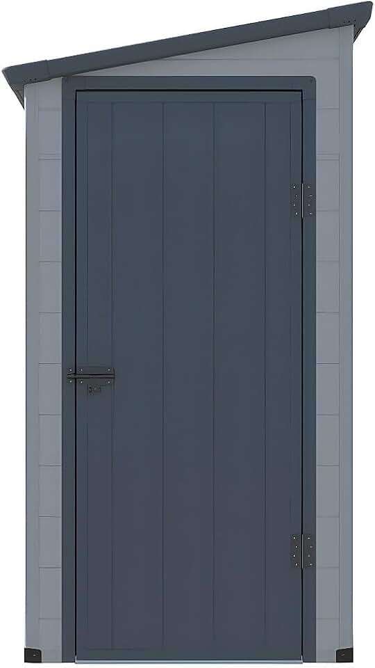etezen - abri de jardin Alberto - 2,09 m² - résine gris clair