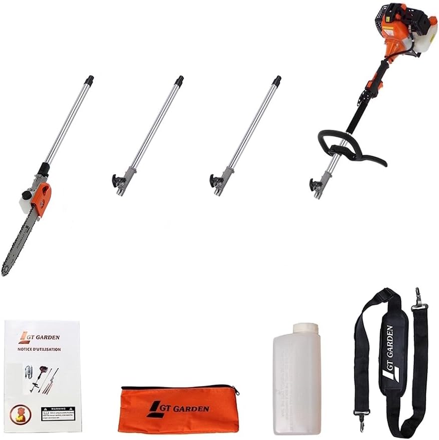 etezen - Élagueuse thermique perche orientable 4,15m 52cm3 3CV
