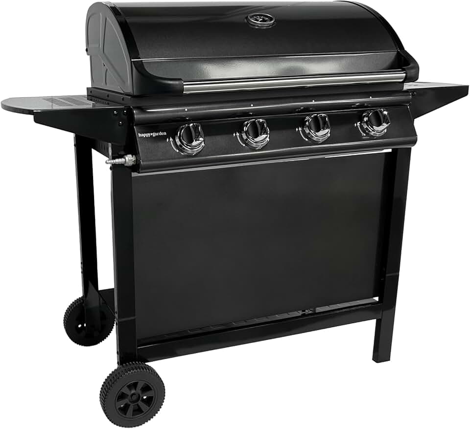 etezen - Barbecue gaz RENO - 4 brûleurs 14kW avec thermomètre