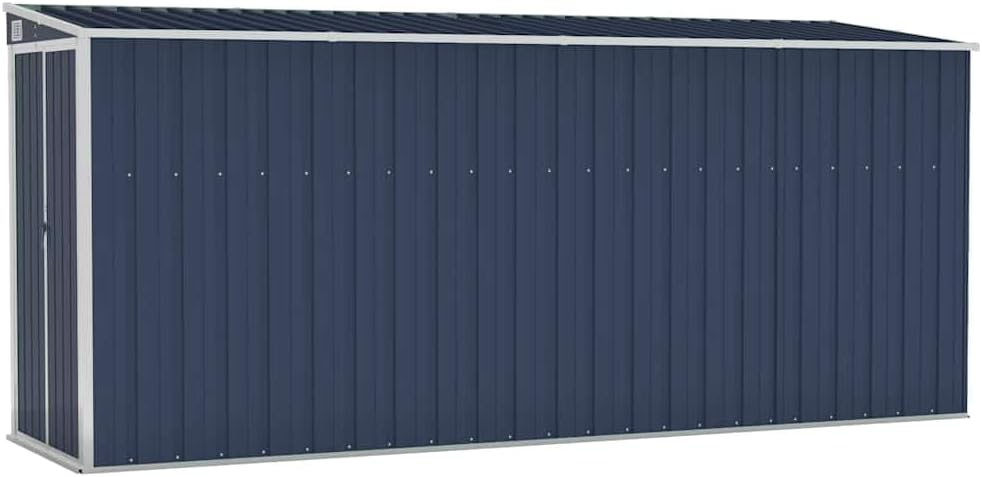 etezen Abri de Jardin Mural Anthracite 118x382x178 cm Acier,Maison & Jardin, Pelouses & Jardins, Vie en extérieur, Structures extérieures, Cabanes & abris de Jardin, Anthracite (Poids 47.9KG)