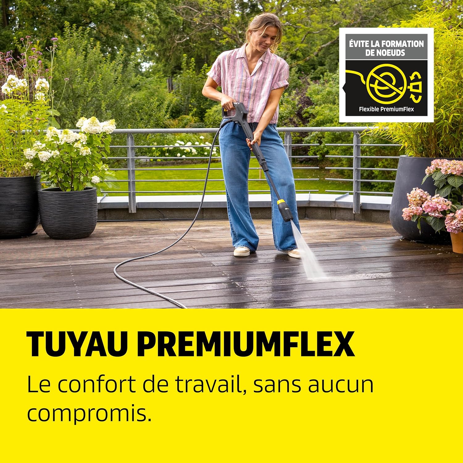 etezen - K 4 Comfort Premium Home - 130 bar, 420 l/h, 30 m²/h, enrouleur, 4 jets
